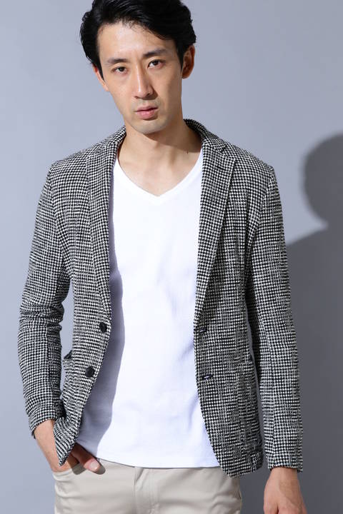 High Street ポンテ千鳥柄カットジャケット 商品詳細 スピックインターナショナル公式通販サイト Spic International Online Store