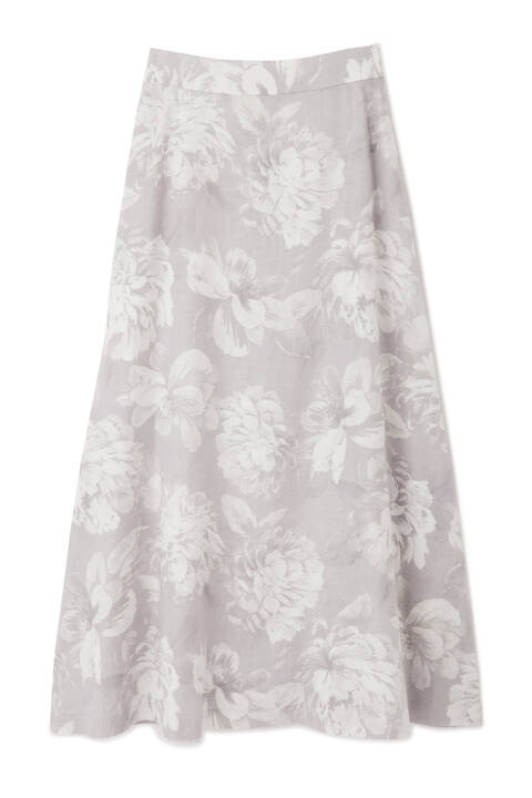 【先行予約 6月下旬-7月上旬入荷予定】Ｃｈｉｃ　Ｆｌｅｕｒ　Ｐｒｉｎｔ　スカート