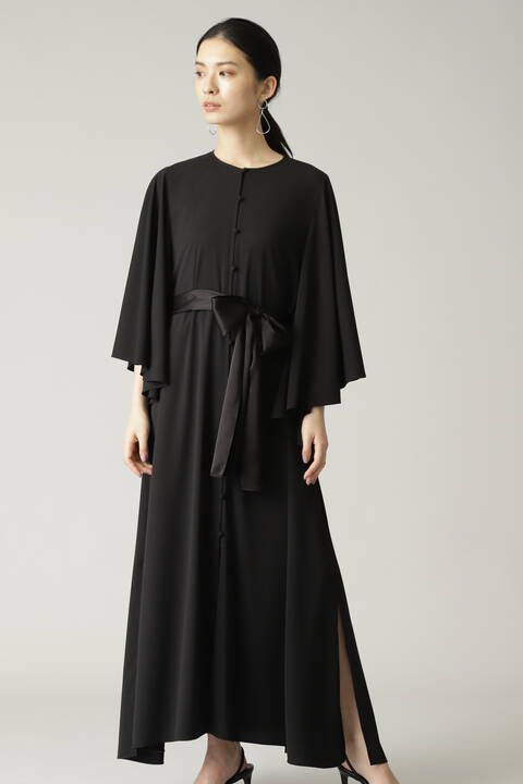 ストレッチジョーゼットワンピース