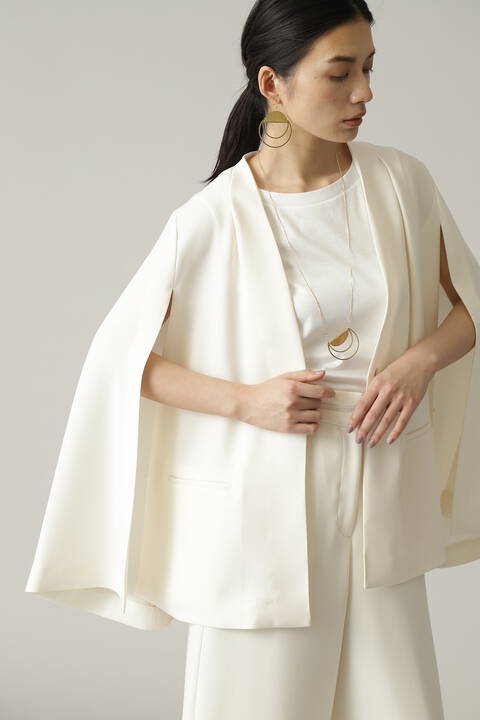 トリアセストレッチケープライクジャケット