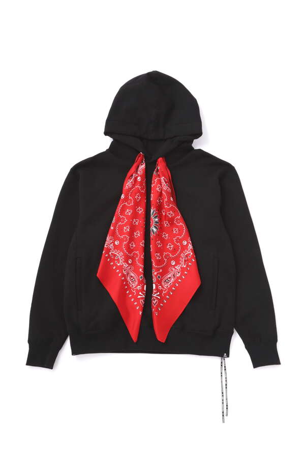 red bandana hoodie