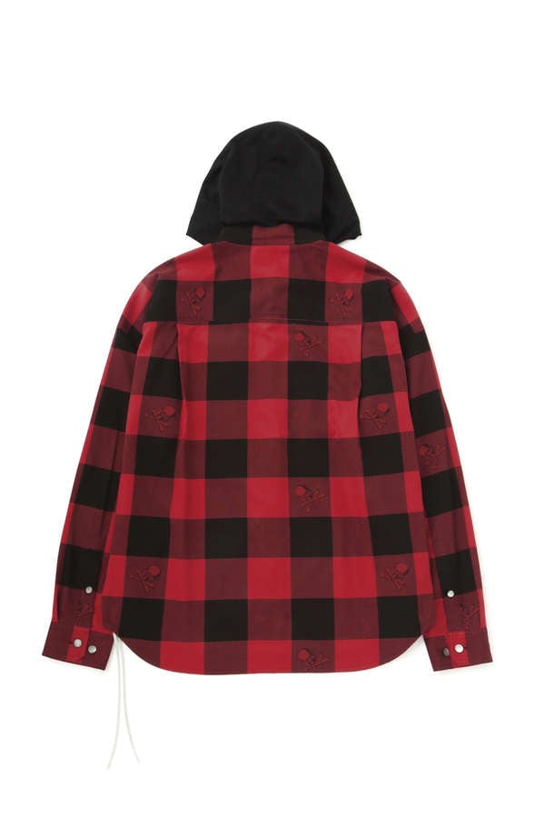 red check hoodie